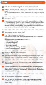 Costo de transporte de contenedor de envío FCL/LCL DDP a EE. UU. Canadá por mar - Product Image 6