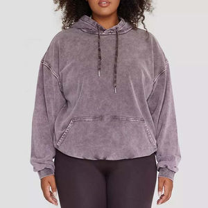 New Best <b>Women's</b> Acid Wash Hoodies Vintage Hoodie Oversized Vintage for Winter Season Use <b>Women's</b> Acid Wash Pullover Hoodies - Product Image 4