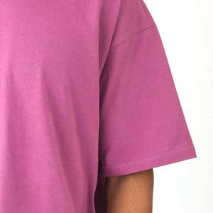 High Quality Wholesale Neck Short Sleeves Classic <b>Men</b> T-<b>shirt</b> 100% Cotton Breathable Cropped Boxy Quick Dry Eco-Friendly 220g - Product Image 6