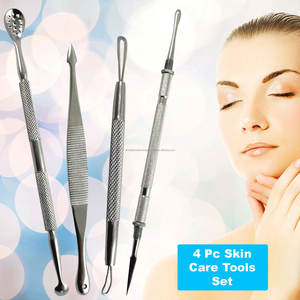 Kit Profesional de Extracción de Puntos Negros de Grado Médico, 4 Piezas, Extractor de Acné y Espinillas, Juego de Herramientas de Acero Inoxidable para la Cara - Product Image 6