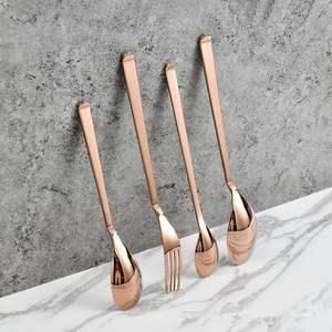 Metal Cutlery Set With Different designs perfect for contemporary lifestyle kitchens apartments restaurants dining <b>spaces</b> usage - Product Image 2