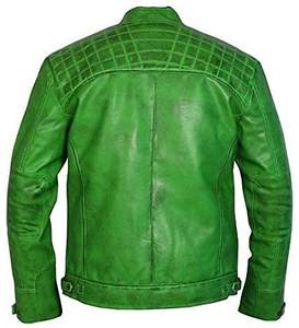 Chaqueta de cuero con diseño de sublimación para hombre, de estilo informal chaqueta de cuero, hecha en fábrica, buena calidad, gran oferta - Product Image 2