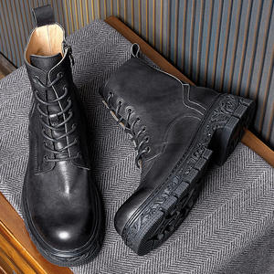 New High Quality Genuine Leather Men's <b>Slip</b> <b>On</b> Oxford <b>Shoes</b> Thick Soled <b>Waterproof</b> Lightweight Smooth Finish Casual Formal <b>Shoes</b> - Product Image 4