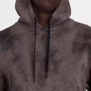 Vente en gros 2024 sweat à capuche surdimensionné tie dye Sun Fade pour hommes personnalisé 100% sweat thermique en polaire de coton lourd sweat à capuche haut pour hommes - Product Image 3