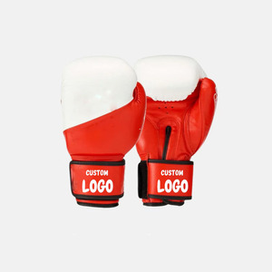 Top vente de haute qualité Velcro poignet soutien cuir gants de boxe pour l'entraînement en gros à lacets boxe sport entraînement gant - Product Image 1