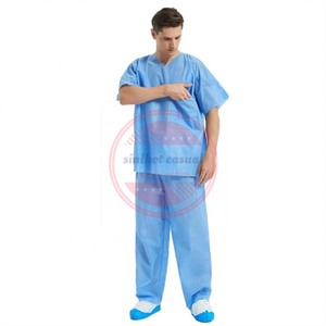 Couleur personnalisée non-tissé uniforme non-tissé médical unisexe gommage costume - Product Image 5