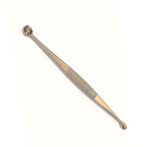 Cureta dérmica de doble extremo de alta calidad, instrumento de acero inoxidable pulido con microacabado Manual para cirugía plástica - Product Image 1