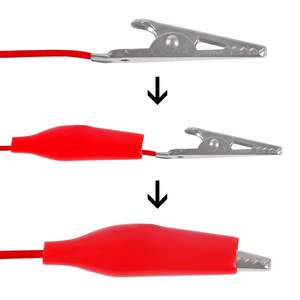 Câble de test avec fiche banane et pince crocodile, conducteur en cuivre, isolation en PVC, 4 mm, multimètre, fil de test électrique, 100 cm - Product Image 4