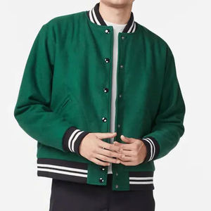 Veste universitaire Letterman de baseball à logo personnalisé à bas prix Veste universitaire brodée respirante de haute qualité pour hommes - Product Image 6