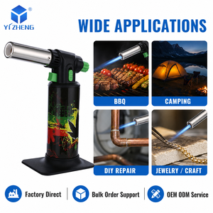 Encendedor <span class=keywords><strong>de</strong></span> <span class=keywords><strong>Gas</strong></span> <span class=keywords><strong>Butano</strong></span> Recargable con Logotipo Personalizado, Resistente al Viento, para Cocina, Barbacoa, Soldadura, Encendedor <span class=keywords><strong>de</strong></span> Cigarros, Antorcha - Product Image 3