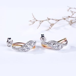 Boucles d'oreilles en diamant Jeulia Endless Love - Product Image 5