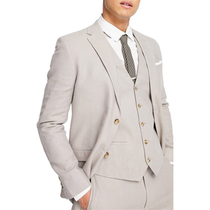 Topman Single Breasted Suit <b>Jacket</b> in Stone Size 34 - Product Image 1