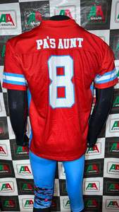 Maillot de football américain fan parent maillot sublimation attirail sergé broderie plus taille soutien personnalisé respirant véritable usine - Product Image 3