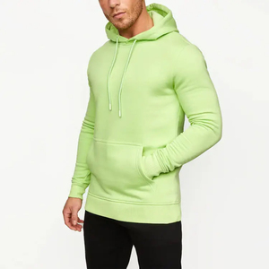 Sweat-shirts à capuche pour hommes avec logo personnalisé en gros, fabriqués en coton doux, en molleton français, avec poche avant brodée - Product Image 5