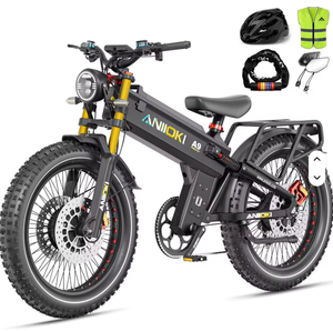 Nueva Bicicleta Eléctrica A9 Pro Max de 6000W con Motor Dual, Batería de 60V 70/80ah, Velocidad Máxima de 45+ mph, Neumáticos Gruesos 26 * 4 8 - Product Image 4