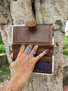 Bất da bò da Ví ly hợp điện thoại phong cách đa Sử dụng phương tây ví cho phụ nữ thiết kế độc đáo ly hợp - Product Image 6