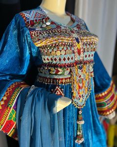 Afghan Handmade Traditional Embroidered Women Afghani Velvet Tribal Party & <b>Wedding</b> <b>Dress</b> Custom Size Women <b>Dresses</b> <b>for</b> <b>Sale</b> 100 - Product Image 4