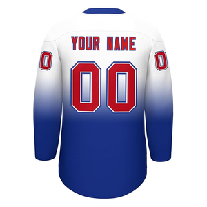 Nombre del equipo 100% Poliéster Camisetas de hockey personalizadas Uniformes de hockey de nuevo diseño transpirables de alta calidad - Product Image 2