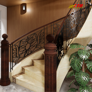 Rampes d'escalier en fer durable fabriquées au Vietnam, parfaites pour les escaliers intérieurs des maisons et des villas, fabrication vietnamienne de confiance Remise de mai - Product Image 2