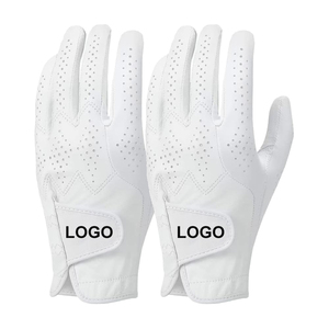 Guante de Golf Cabretta suave para zurdos con logotipo personalizado de alta calidad, guantes de Golf transpirables, cuero Cabretta - Product Image 1