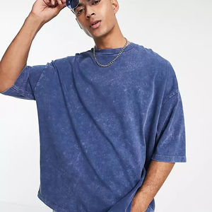 เสื้อยืดผ้าฝ้าย/เส้นใยไม้ไผ่ขนาดใหญ่พิมพ์ลายสตรีทแวร์แนวสตรีทแวร์ผ้าคอตตอนซักได้250ออกแบบโลโก้ออนไลน์ได้ตามต้องการ - Product Image 6