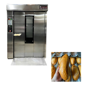 Four rotatif facile à utiliser 24 plateaux avec chariot Altuntop Pe et palette en bois 30Kw/H capacité four de boulangerie pour fabricant de pain - Product Image 1