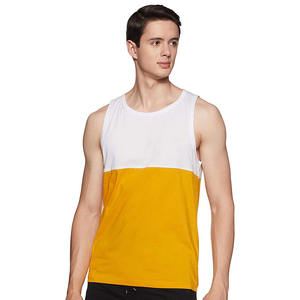 Camisetas sin mangas deportivas transpirables y a la moda para hombre, de punto informal, 100% poliéster, con estampado por transferencia térmica, hechas en Pakistán. - Product Image 3