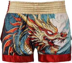 Short de boxe décontracté de haute qualité pour hommes, vêtements de sport de musculation confortables avec design solide - Product Image 4