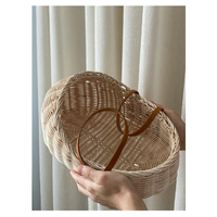 King Craft Viet haute qualité en osier rotin bébé berceau berceau Miniature poupée meubles poussette chaise lit maison accessoires