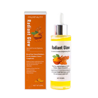 Sérum hydratant nourrissant pour la peau, anti-rides, anti-rides fines, raffermissant, vegan, marque privée, acide kojique, curcuma, sérum pour le visage