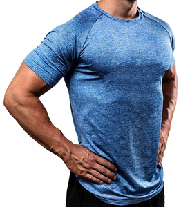 Camiseta de compresión de manga corta para hombre, entrenamiento de gimnasia, capa base deportiva, ajuste ajustado, camiseta atlética de secado rápido transpirable - Product Image 6