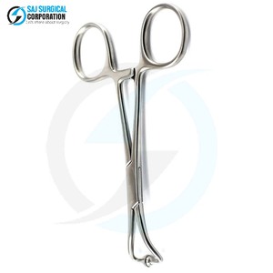 Pince à drapage manuelle durable en acier inoxydable pour une drapage précise en chirurgie - Product Image 1