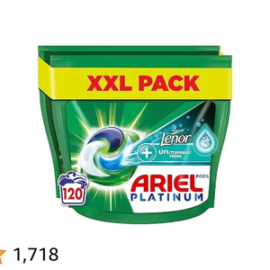 Ariel All-in-1 PODS Comprimés de détergent à lessive liquide, 120 lavages 60x2 Détachant pour vêtements avec Lenor Unstoppables - Product Image 6