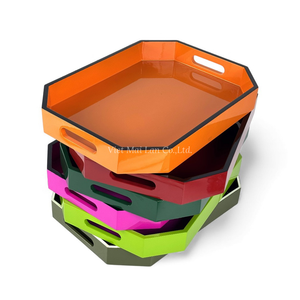 Bandeja Tradicional de Laca Hecha a Mano para Servir y Decoración del Hogar de Vietnam - Product Image 5