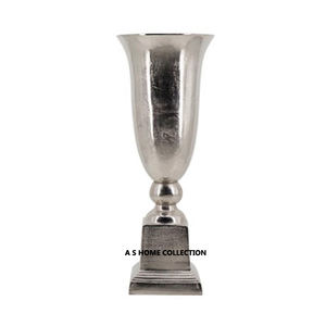 Juego de 2 floreros de aluminio de metal único hecho a mano Estilo nórdico de lujo decoración del hogar vajilla jarrón con textura de cocodrilo - Product Image 2