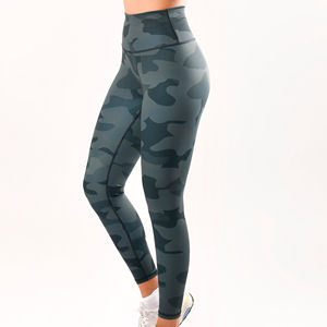 Mid Waist Solid Full Length Knitted <b>Compression</b> <b>Leggings</b> <b>Women</b> Quick Dry Gym Fitness Running Jogger Yoga Workout Comfort Wear - Product Image 6