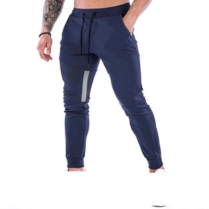 Joggers ajustados informales de diseño paquistaní para hombre, pantalones de chándal de lana de algodón transpirable de cintura alta, cintura elástica para uso en exteriores - Product Image 2