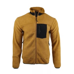 Nouveau 2024 vestes polaires décontractées pour hommes col montant personnalisé manches longues poches zippées vestes - Product Image 2