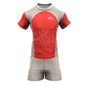 Conjuntos de Uniformes de Rugby de Alta Calidad, Ligeros, de Secado Rápido, Personalizables, Hechos de Poliéster para Adultos - Product Image 1