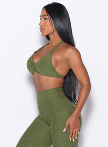 Soutien-gorge de sport respirant de qualité supérieure pour femme grande taille, avec bretelles réglables au dos, soutien-gorge incurvé sous le buste, maintien élevé, écologique, fermeture avant - Product Image 5