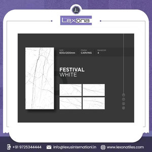 Carreaux de sol en porcelaine élégants et à prix raisonnable de qualité supérieure pour maisons bureaux 600x1200mm - Product Image 2