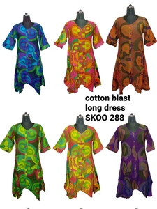 ชุดเดรสผ้าฝ้ายสไตล์โบฮีเมียนสำหรับผู้หญิงชุดเดรสสำหรับฤดูร้อนแบบลำลองสไตล์โบฮีเมียนยาวถึงพื้น - Product Image 6