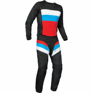 Multi colores de calidad excepcional Motocross Jersey y pantalones traje al por mayor Motocross uniforme poliéster motocicleta chaquetas - Product Image 1
