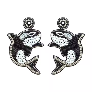 MD Handicrafts' estilo clásico Stud pendientes hechos a mano belleza clásica flor gota bordado joyería de moda para fiestas - Product Image 5