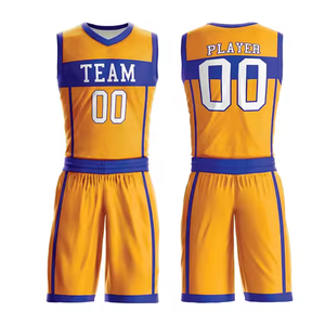 เครื่องแบบเสื้อบาสเก็ตบอลใส่ได้สองด้านเครื่องแบบทีมบาสเก็ตบอลไม่มีลาย - Product Image 2