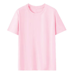Camiseta básica de color sólido holgada para hombre y mujer con diseño de logotipo personalizado OEM, 190g, 100% algodón, cuello redondo y hombros caídos. - Product Image 6