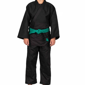Conjunto de Camiseta y Pantalones de Karate Duraderos de Alta Calidad, Ropa Deportiva de Artes Marciales Unisex, Cómoda para Entrenamiento, 100% Poliéster Ligero - Product Image 1