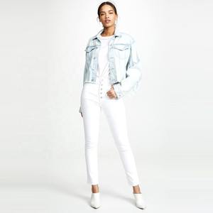 Nueva llegada de moda personalizada abrigo de lana chaqueta de mezclilla ropa de calle Chaqueta de algodón lavado con botones de gran tamaño para los hombres - Product Image 5