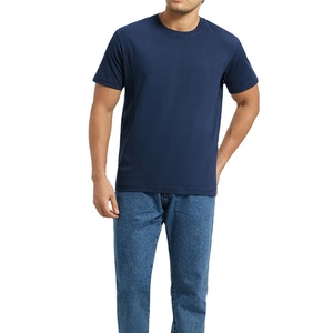 Camiseta de Hombre de Manga Corta, Cuello Redondo, Color Sólido, 100% Algodón, Corte Regular, Impresión por Transferencia de Calor, Transpirable, 220g, Logotipo Frontal - Product Image 3