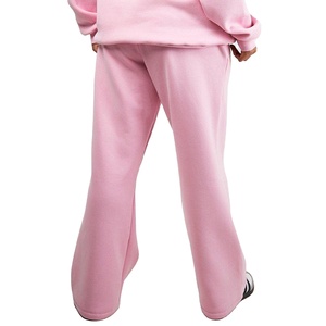 Chándal personalizado Mujer 100% algodón Liso Entrenamiento deportivo y jogging Venta al por mayor Chándales de color rosa para mujer 2025 - Product Image 2